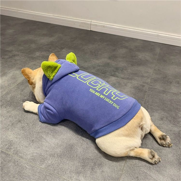 Pup's Cozy Corner: Hoodie with Hat for Small to Medium Dogs