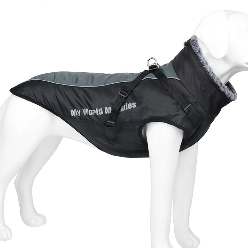 Winter Waterproof and Reflective Jacket for Big Dog