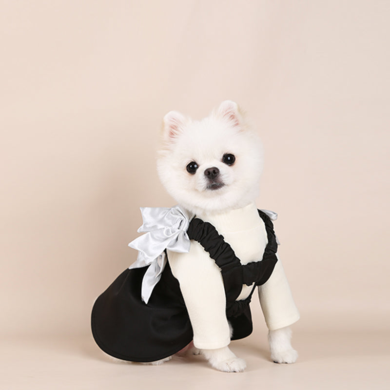 small dog &cat bow dress