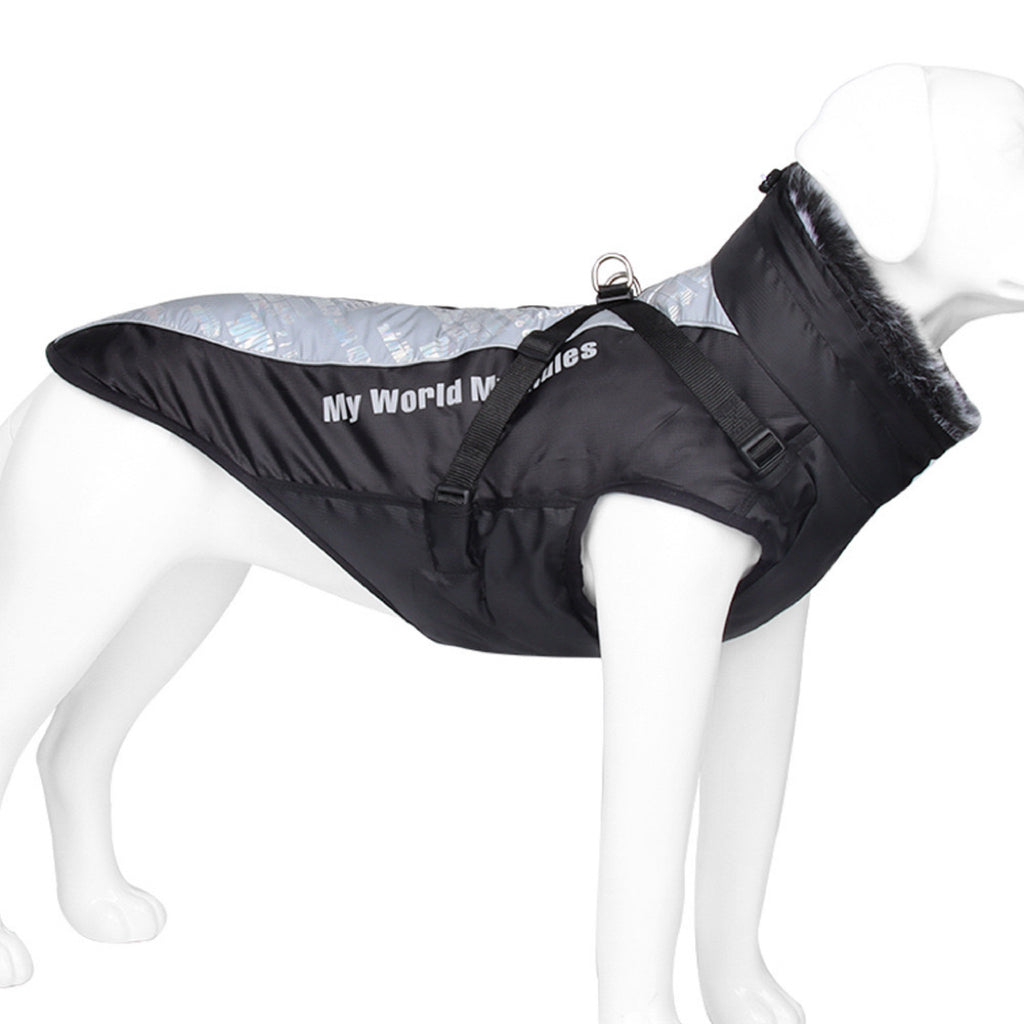 Winter Waterproof and Reflective Jacket for Big Dog