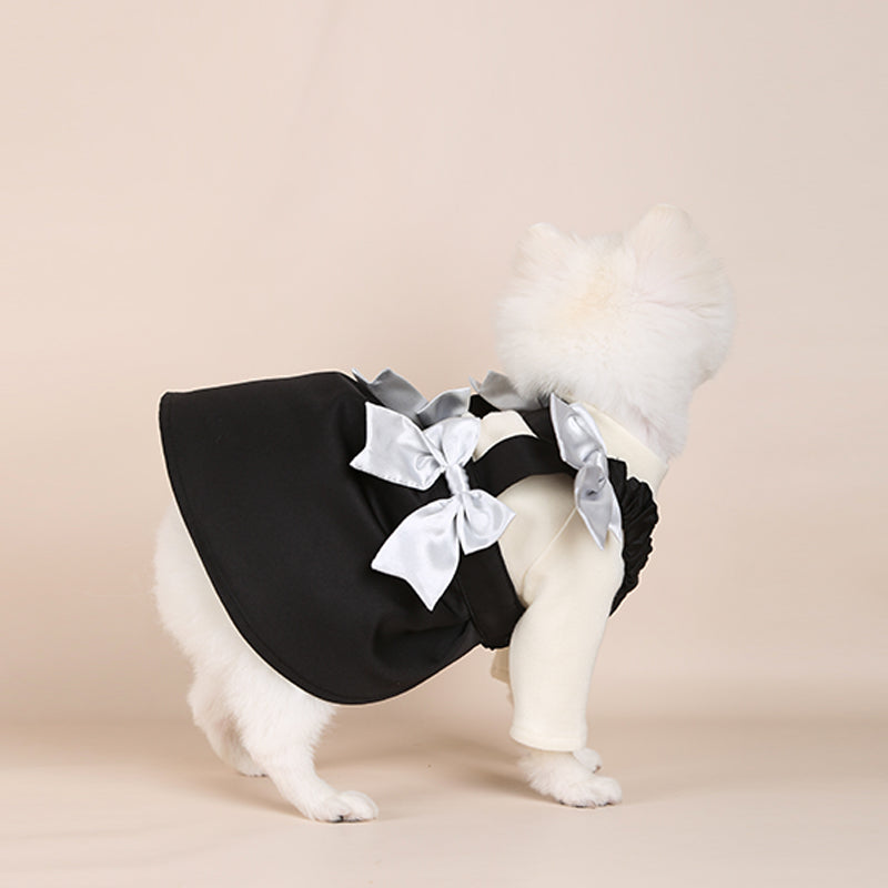 small dog &cat bow dress