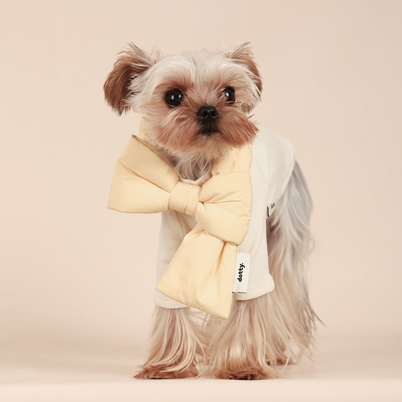 dotty lab. Festive Feline Bow Tie Scarf - Christmas & New Year Elegance