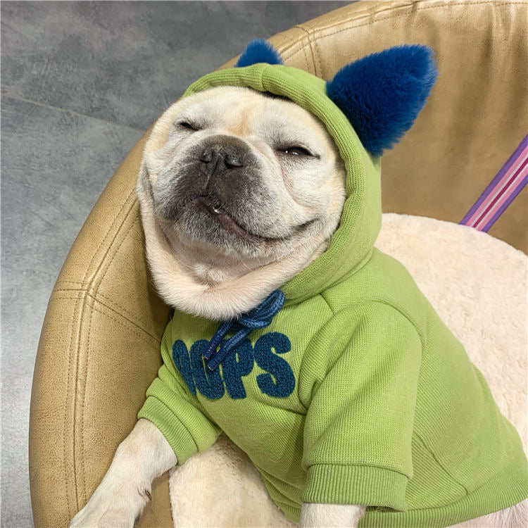 Pup's Cozy Corner: Hoodie with Hat for Small to Medium Dogs