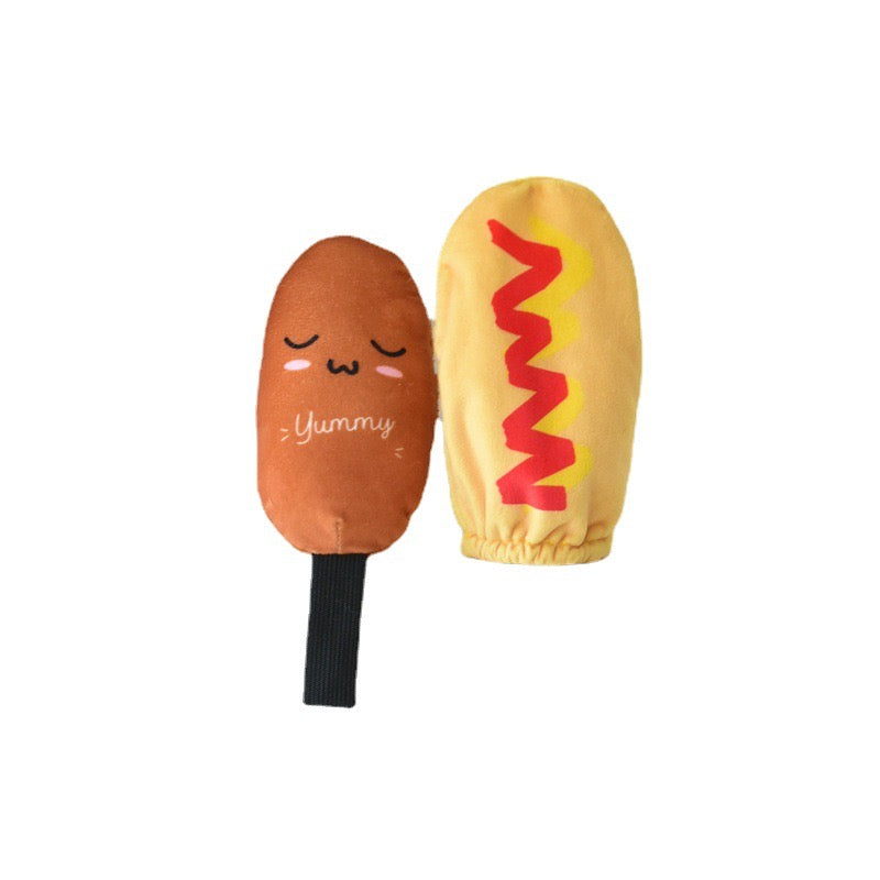 Korean Cute Dog Toys Rattle Paper Sound BB