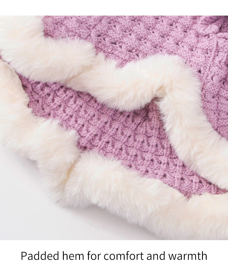 Chic Canine Couture: Fall & Winter Bow-Adorned Princess Pet Skirt