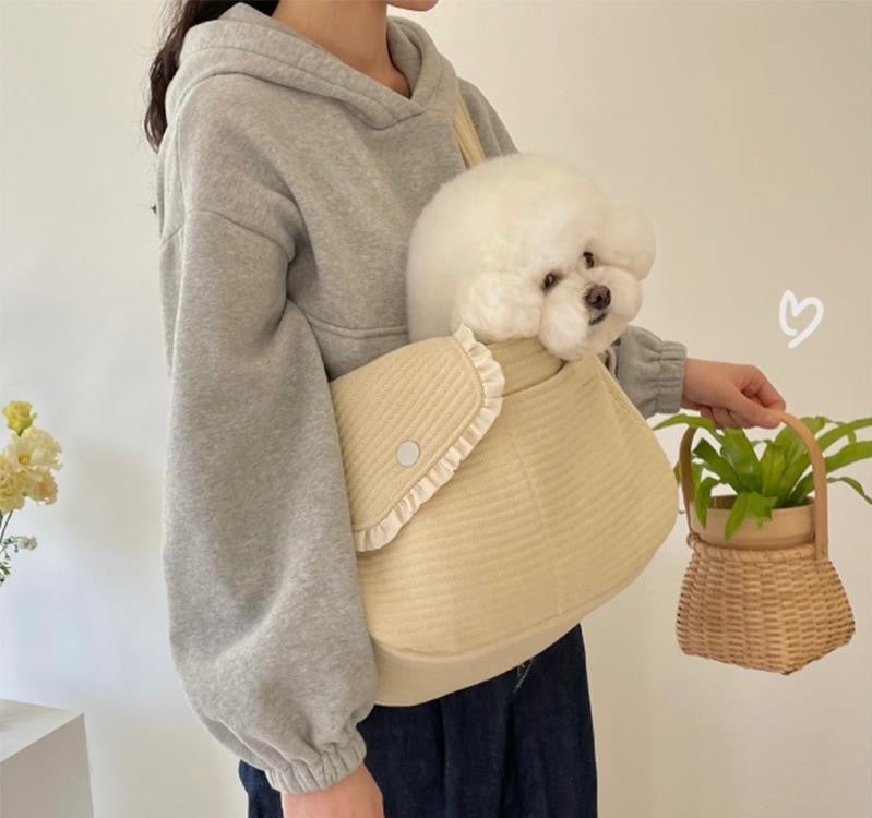 Portable crossbody bag /Comfy Companion Carrier for Cats and Dogs On theGo
