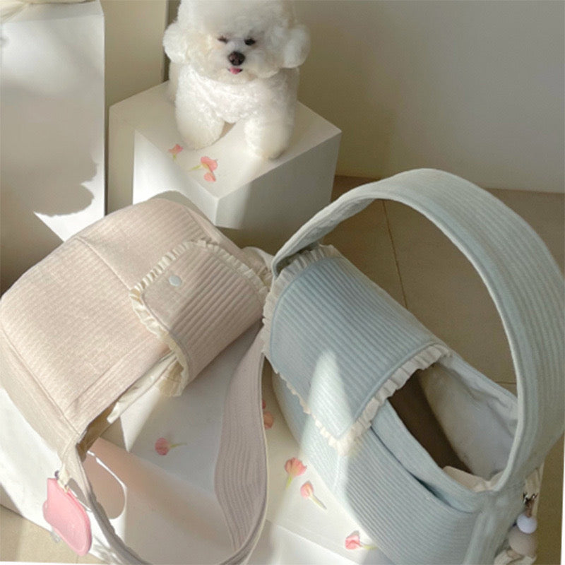 Portable crossbody bag /Comfy Companion Carrier for Cats and Dogs On theGo