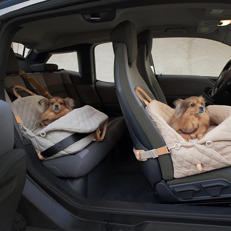 Travel Buddy: Deluxe Portable Dog & Cat Car Safety Seat