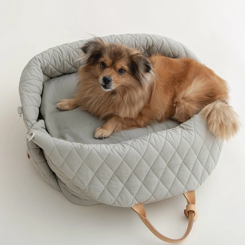 Travel Buddy: Deluxe Portable Dog & Cat Car Safety Seat