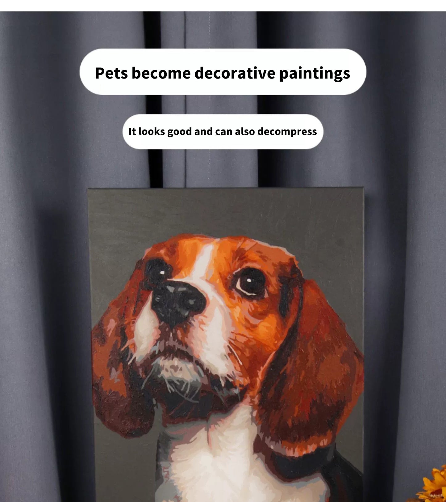 Artist's Paws: DIY Custom Pet Painting Kit Custom Pet Portrait Made by Your Own