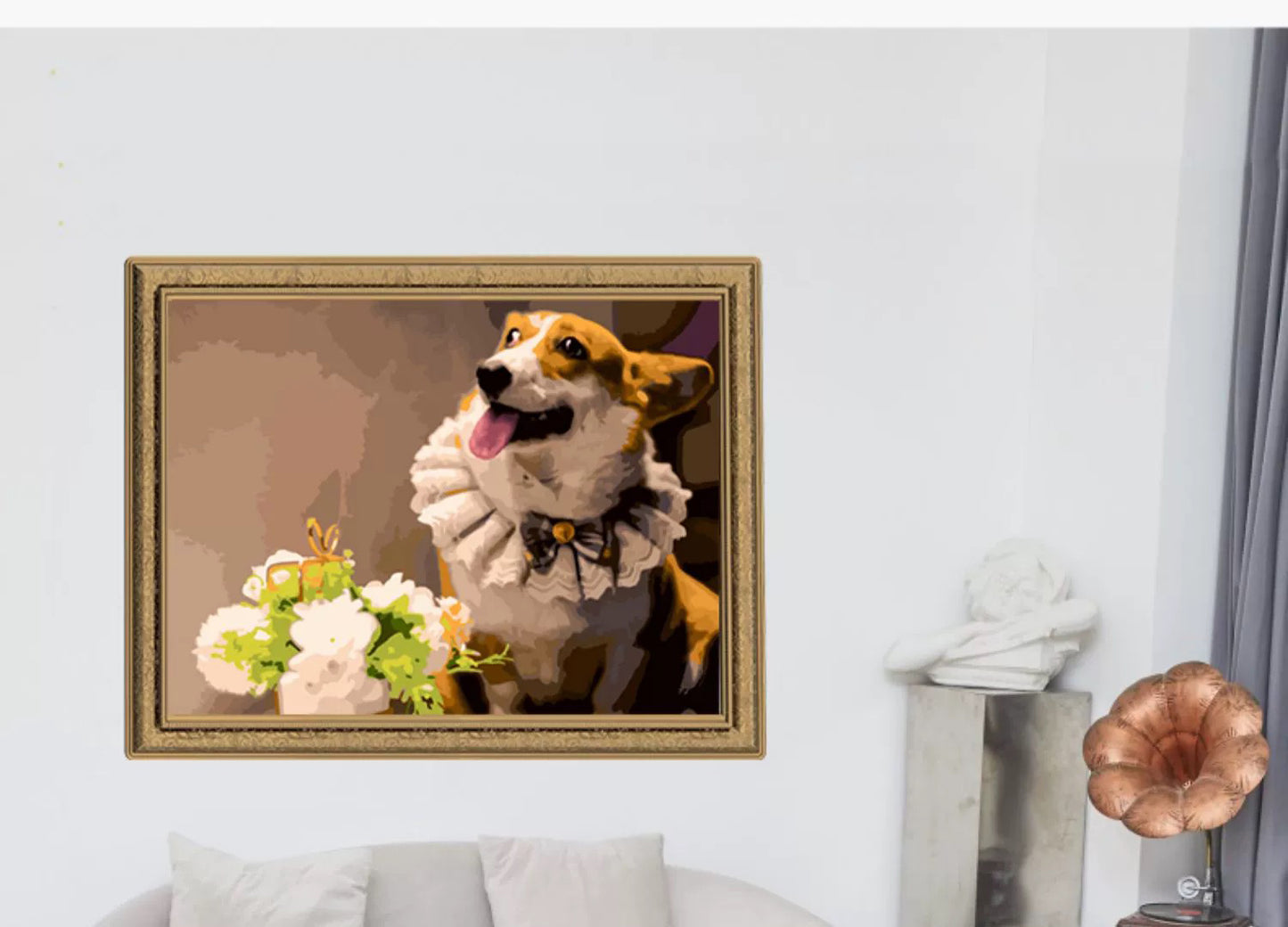Artist's Paws: DIY Custom Pet Painting Kit Custom Pet Portrait Made by Your Own