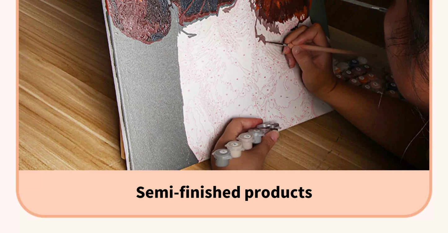 Artist's Paws: DIY Custom Pet Painting Kit Custom Pet Portrait Made by Your Own
