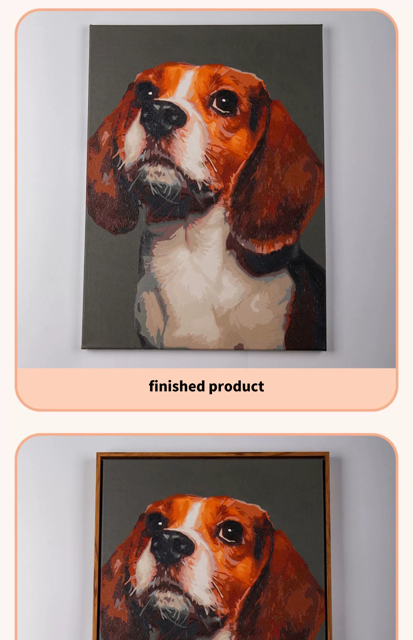 Artist's Paws: DIY Custom Pet Painting Kit Custom Pet Portrait Made by Your Own