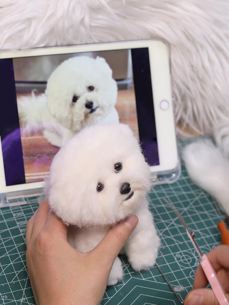 Pet Impressions: Handcrafted Wool Felt Custom Pet Figurines Pet Ornaments