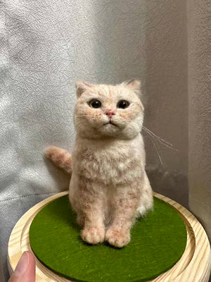 Pet Impressions: Handcrafted Wool Felt Custom Pet Figurines Pet Ornaments