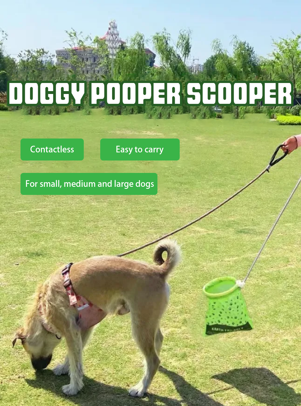 Dog Poop Picker - Fuwa PawPick Scooper Retractable design makes it portable and convenient