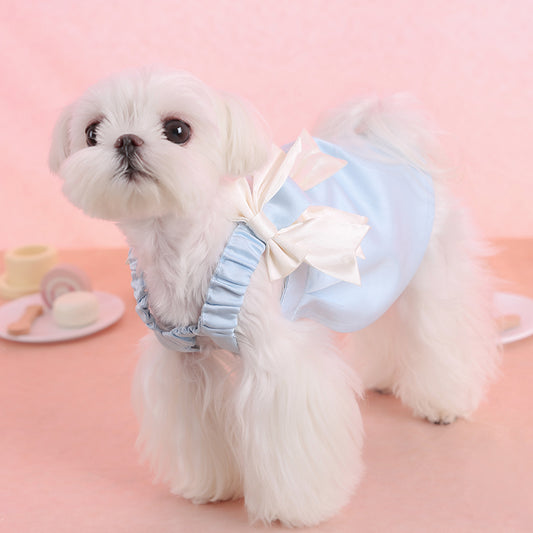 small dog &cat bow dress