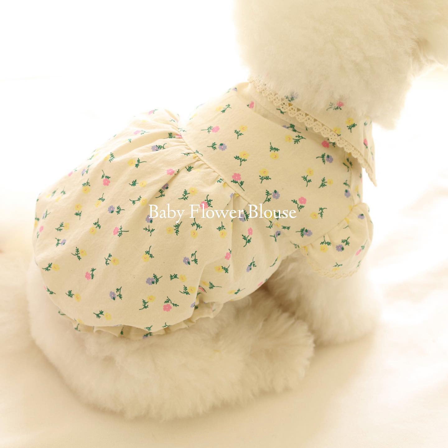 Springtime Blossoms: Adorable Floral Pet Dress for Stylish Pups